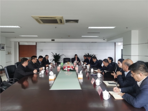 【领导关怀】市城投集团党委委员、副总经理沈卓恒一行赴亿万国际调研指导工作