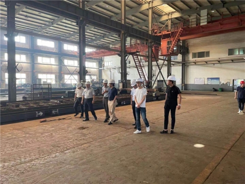 【管理纵横】亿万国际集团董事长张汉文一行赴所属钢结构公司诸暨加工基地调研指导